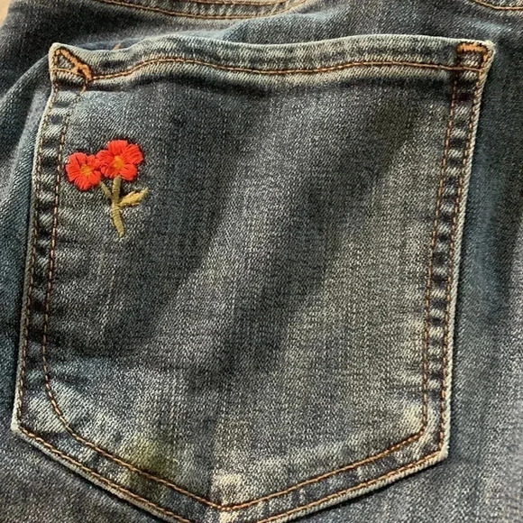 Express women's size 4 embroidered distressed shorts - Picture 3 of 5